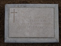 Struma Military Cemetery - Ferguson, Ernest Victor